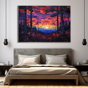 Sunset Canvas Painting